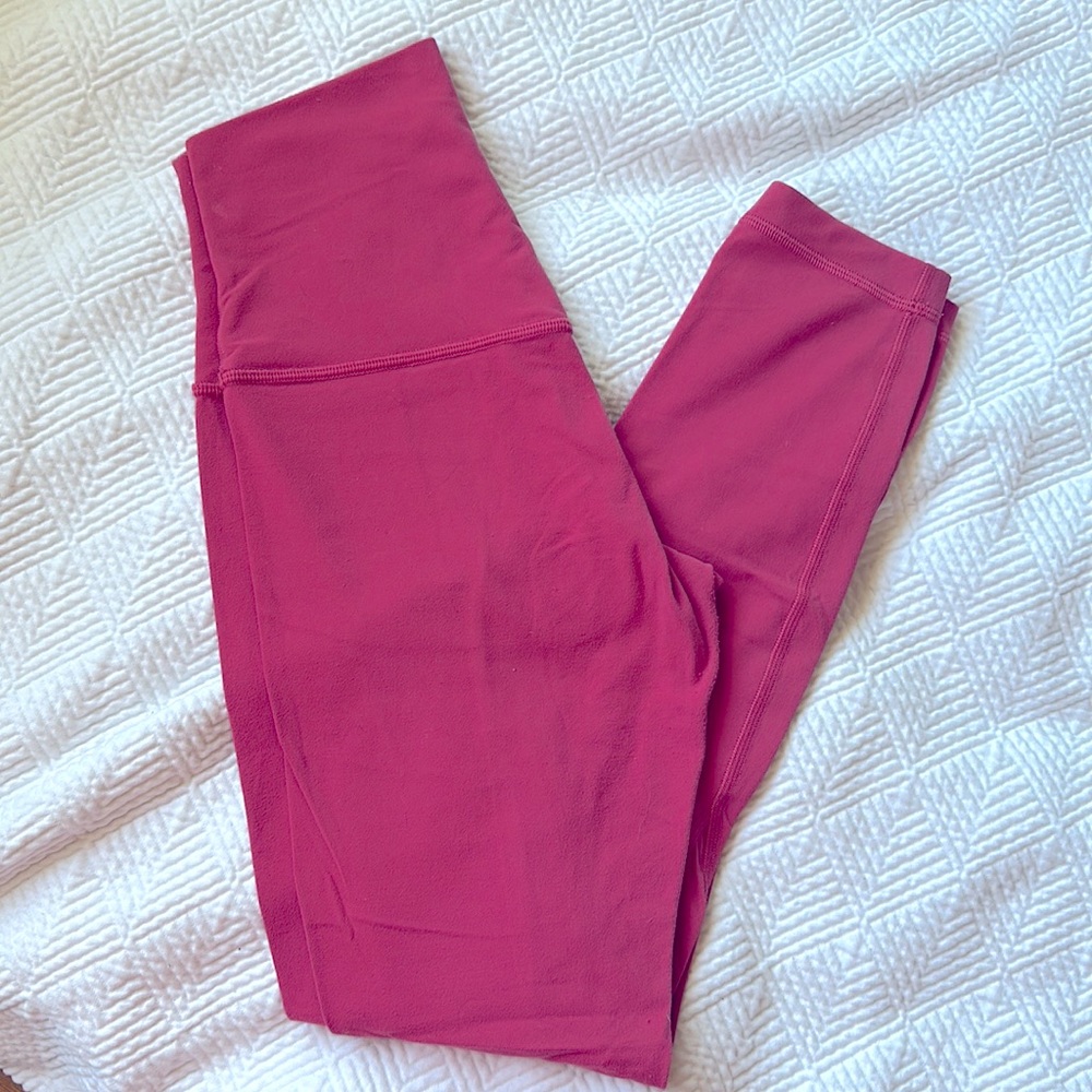 Lulu align pink leggings